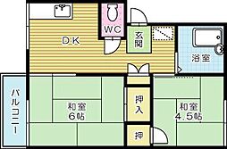 コーポ喜楽 1階/101