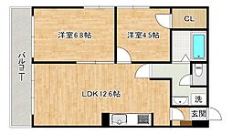 ベルガ熊谷 2階/201