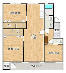 フェルト130 A棟 2階/201