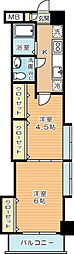 木下鉱産ビル 2Kの間取図画像