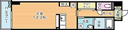 グランドアイ香春口 ワンルームの間取図画像