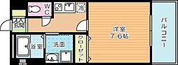 内山神岳ビル 1Kの間取図画像