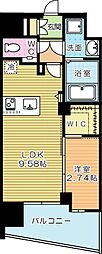 コートハウス・ピノ 1LDKの間取図画像