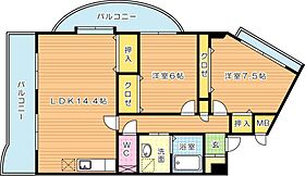 福岡県北九州市八幡東区西本町４丁目（賃貸マンション2LDK・9階・66.90㎡） その2