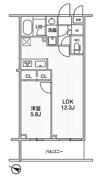 ＬＩＭＥ　ＲＥＳＩＤＥＮＣＥ　ＨＩＫＩＦＵＮＥ 416｜東京都墨田区東向島1丁目(賃貸マンション1LDK・4階・40.94㎡)の写真 その2