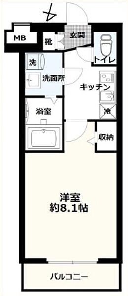 アイル　プレミアム向島 206｜東京都墨田区東向島6丁目(賃貸マンション1K・2階・25.83㎡)の写真 その2