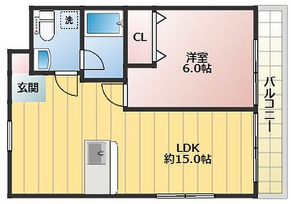 ストークマンション 405｜東京都葛飾区東立石2丁目(賃貸マンション1LDK・4階・41.38㎡)の写真 その2