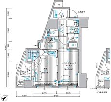 メインステージ押上Ｖ 301 ｜ 東京都墨田区東向島1丁目27-8（賃貸マンション1LDK・3階・41.30㎡） その1