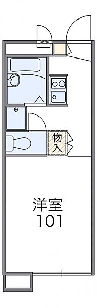 香川県高松市春日町(賃貸アパート1K・2階・19.87㎡)の写真 その2