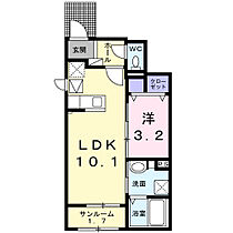 ハイツ　ＨＡＹＡＳＨＩ　1 104 ｜ 香川県丸亀市土器町西1丁目1049番地1（賃貸アパート1LDK・1階・36.29㎡） その2