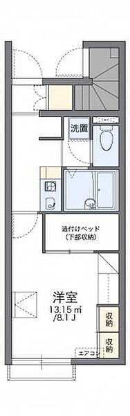 レオパレスキュルティ上林 111｜香川県高松市上林町(賃貸アパート1K・1階・23.61㎡)の写真 その2