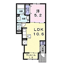 ベルエア木太Ｄ 102 ｜ 香川県高松市木太町2046番地2（賃貸アパート1LDK・1階・40.02㎡） その2