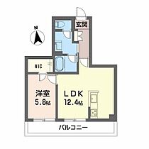 ロイヤルシャーメゾン栗林 102 ｜ 香川県高松市花ノ宮町3丁目1399番4（賃貸マンション1LDK・1階・44.86㎡） その2