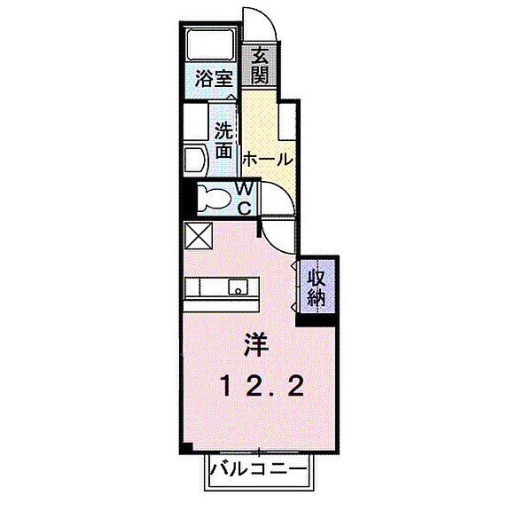 サニーレジデンスＡ 102｜香川県坂出市久米町1丁目(賃貸アパート1R・1階・33.15㎡)の写真 その2