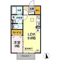 クリエガーデン 103 ｜ 香川県高松市松島町3丁目28-28（賃貸アパート1LDK・1階・33.39㎡） その2