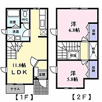 ブルック・アヴェニュー 101 ｜ 香川県丸亀市飯山町川原974番地1（賃貸アパート2LDK・1階・56.51㎡） その2