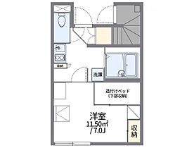 レオパレスメルピーチＳＵＺＵ 102 ｜ 香川県坂出市築港町1丁目7-30（賃貸アパート1K・1階・21.65㎡） その2