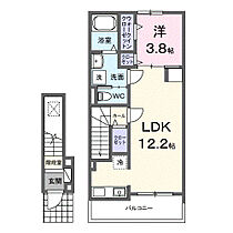 サンフラワー太田駅サイドＦ 204 ｜ 香川県高松市多肥下町107番地1（賃貸アパート1LDK・2階・42.56㎡） その2