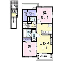 グラシオッソII 201 ｜ 香川県高松市木太町3168番地1（賃貸アパート2LDK・2階・57.54㎡） その2