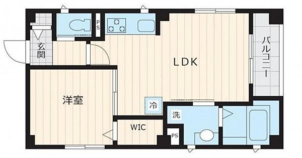 東京都目黒区中町2丁目(賃貸マンション1LDK・3階・37.24㎡)の写真 その2