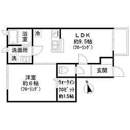 間取図画像 1LDK