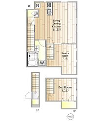 間取図画像 1SLDK
