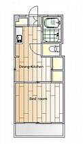 東京都目黒区碑文谷1丁目（賃貸マンション2K・1階・30.00㎡） その2