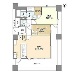 間取図画像 1SLDK