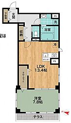 SunFamille 1LDKの間取図画像
