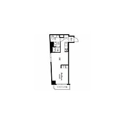 ラウスパレス三軒茶屋 1DKの間取図画像