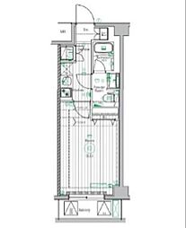 MAKESDESIGN三宿 1Kの間取図画像