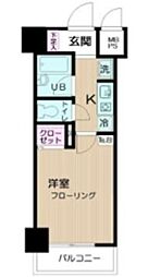 日神パレステージ三軒茶屋2 1Kの間取図画像