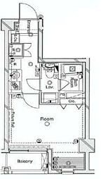 レジオス用賀NC 1Kの間取図画像