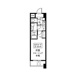 Fabulous下北沢 1Kの間取図画像