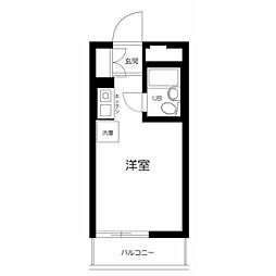 ハイシティ三軒茶屋第1 ワンルームの間取図画像