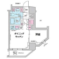 ステラメゾン三軒茶屋 1DKの間取図画像