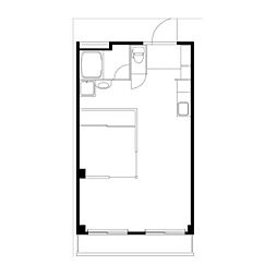 秀和狸穴レジデンス 1LDKの間取図画像