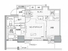 東京都港区高輪3丁目（賃貸マンション1LDK・4階・37.97㎡） その2