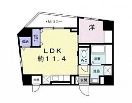 スリーピーラグーンII  ｜ 東京都大田区蒲田4丁目（賃貸マンション1LDK・3階・38.92㎡） その2