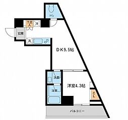 間取図画像 1DK