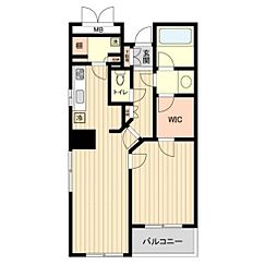 サウスポート品川レジデンス 3階1LDKの間取り