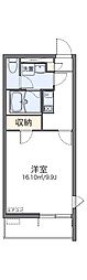 レオネクストラピスオリゾン 1Kの間取図画像