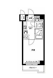 ルーブル蒲田南伍番館 1Kの間取図画像