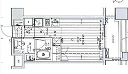 ウイステリア大森山王 1Kの間取図画像