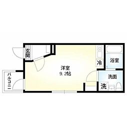 BigForest ワンルームの間取図画像