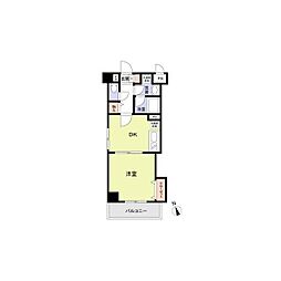 カナルマルテ 1DKの間取図画像