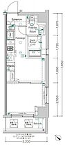 XEBEC長原  ｜ 東京都大田区上池台1丁目（賃貸マンション1DK・4階・25.27㎡） その2