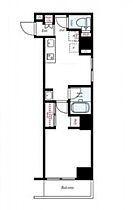 B CITY APARTMENT SHINAGAWA WEST  ｜ 東京都品川区西中延2丁目（賃貸マンション1DK・2階・27.73㎡） その2