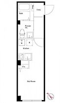 Maison de Roms武蔵小山  ｜ 東京都品川区小山3丁目（賃貸マンション1R・3階・21.50㎡） その2