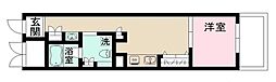 Admiral Himonya 1DKの間取図画像
